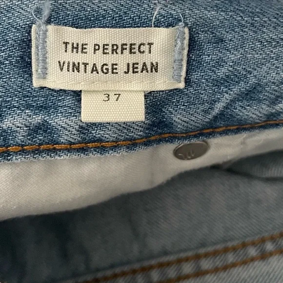 Madewell The Perfect Vintage Jean in Ellicott Wash Plus Size 37 / US 24 - Picture 11 of 13